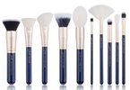 Jessup T481 Zestaw 10 pędzli do makijażu Prussian blue/golden