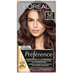 Loreal Preference Farba do włosów - 6.21 Popielaty jasny brąz (2x60ml + 54ml)