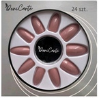 Deni Carte Tipsy 6666 24szt+klej 2g Żelowe BEIGE NUDE