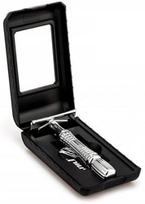 Deni Carte Tradycyjna maszynka do golenia na żyletkę w etui z lusterkiem