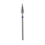 Staleks Pro Expert Frez diamentowy - stożek gruszka niebieski 4/12mm FA100B040/12