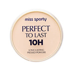 Miss Sporty Perfect To Last 10H Matowy puder prasowany - 030 Light 14g