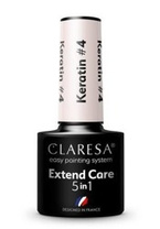 CLARESA EXTEND CARE 5in1 Keratin Wzmacniająca baza hybrydowa #4 5g