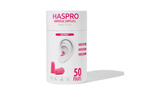 Haspro Universal Earplugs Tube50 Zestaw jednorazowych stoperów do uszu 50par - Różowe