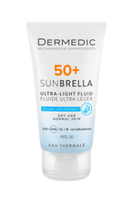 Dermedic Sunbrella Ultralekki krem ochronny do twarzy z SPF50 dla cery suchej i normalnej 40ml
