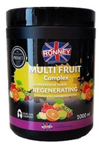 Ronney MULTI FRUIT Complex Mask Maska regenerująca włosy zniszczone 1000ml
