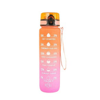 Ecarla Bidon na wodę Ombre - Pomarańczowo-różowy 1000ml