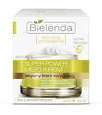 Bielenda Skin Clinic Professional Super Power Mezo Krem - Aktywny krem korygujący do twarzy na dzień i noc, 50 ml