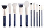 Jessup T479 Zestaw 10 pędzli do makijażu Prussian blue/golden