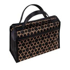 Top Choice Arabesque Kosmetyczka damska 24x14x11cm - Czarno-złota