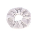 Gumka do włosów scrunchie - szara