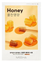 Missha Airy Fit Sheet Mask Honey Rozświetlająco-odżywcza maska w płachcie Miód 19g