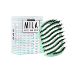 Sister Young Mila Pocket Hair Brush Mini szczotka do rozczesywania włosów z włosiem z dzika MNT1103 - Mięta