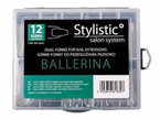 Claresa Stylistic Salon System Górne formy do przedłużania paznokci - Ballerina 120 sztuk