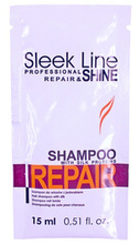 STAPIZ SLEEK LINE REPAIR Szampon do włosów - saszetka 15ml