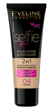 Eveline Cosmetics Selfie Time Kryjąco-nawilżający podkład i korektor 04 Natural 30ml