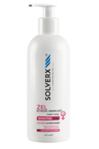 SOLVERX Sensitive Skin Żel do mycia twarzy oraz demakijażu twarzy i oczu 200ml