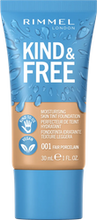Rimmel Kind&Free Podkład do twarzy nawilżający - 001 FAIR PORCELAIN 30ml