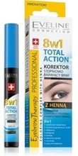 Eveline Cosmetics Korektor stopniowo barwiący brwi z henną 8w1