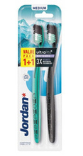 Jordan Ultralite 3x Advanced Whitening Szczoteczka do zębów - MEDIUM (2sztuki)