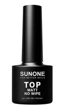 SunOne Lakier hybrydowy 5ml TOP MAT NO WIPE