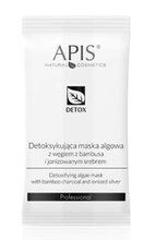 APIS Maska algowa Detoksykująca z węglem z bambusa i jonizowanym srebrem MINI 20g