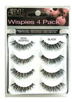 Ardell Natural Multipack Demi Wispies Black - Zestaw sztucznych rzęsy w pasku czarne 4 PARY