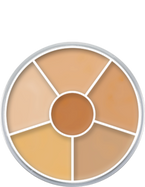 Kryolan Dermacolor Camouflage Rainbow Set Paleta 6 korektorów do kamuflażu Nr 3, 40 g