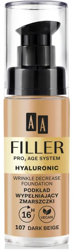 AA Filler Pro Age System Hyaluronic podkład wypełniający zmarszczki 107 Dark Beige 30ml