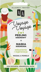 AA Voyage Voyage 2w1 peeling kremowy +maska kremowa Migdał&Pomelo 2x5ml
