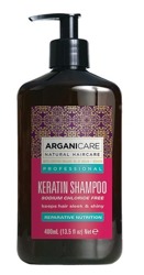 ArganiCare Shampoo KERATIN Szampon do włosów z keratyną 400ml