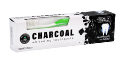 Beauty Charcoal Wybielająca pasta do zębów z aktywnym węglem 100ml + szczoteczka
