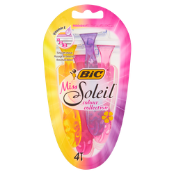 Bic Miss Soleil Colour Collection Maszynki do golenia dla kobiet - 4 sztuki