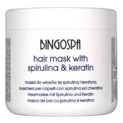 BingoSpa Maska do włosów ze spiruliną i keratyną 500g