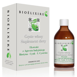 Bioelixire Gęste włosy suplement diety - ekstrakt z agrestu indyjskiego 300ml
