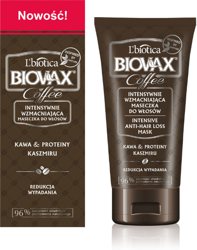 Biovax Kawa&Proteiny Kaszmiru Intensywnie wzmacniająca maska do włosów 150ml