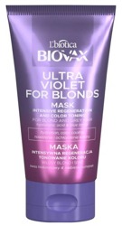 Biovax Ultra Violet for Blonds Mask regenerująca maska tonująca do włosów blond i siwych 150ml