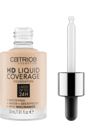 Catrice HD Liquid Coverage Płynny podkład kryjący - 010 Light Beige 30ml