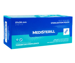 Clavier MediSterill Torebki do sterylizacji narzędzi w autoklawie 5.7x13cm - 200 sztuk