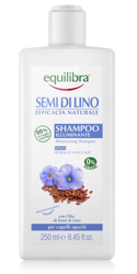 Equilibra Rozświetlający szampon do włosów z siemieniem lnianym 250ml