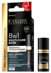 Eveline 8w1 Multi-Care Base Baza+odżywka pod lakier hybrydowy 5ml KRÓTKI TERMIN Outlet