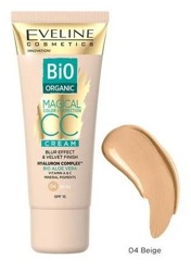 Eveline Cosmetics BIO Organic Krem Magical CC z mineralnymi pigmentami SPF15  04 beige 30ml