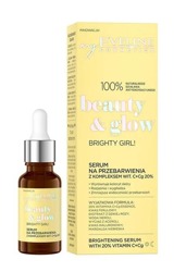 Eveline Cosmetics Beauty&Glow Serum na przebarwienia z kompleksem witaminy C+Cg 20% 18ml
