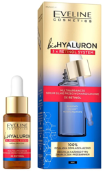 Eveline Cosmetics BioHyaluron 3xRetinol System multinaprawcze serum silnie przeciwzmarszczkowe na noc 18ml