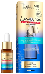 Eveline Cosmetics BioHyaluron 3xRetinol System multinawilżające serum wypełniające zmarszczki 18ml