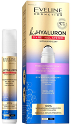 Eveline Cosmetics BioHyaluron 3xRetinol System przeciwzmarszczkowy żel roll-on pod oczy i na powieki 15ml