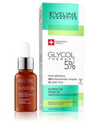 Eveline Cosmetics GLYCOL THERAPY 5% Kuracja przeciw niedoskonałościom na noc 18ml