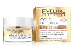 Eveline Cosmetics GOLD Revita Expert Luksusowy ujędrniający krem-serum z 24K złotem 40+ 50ml