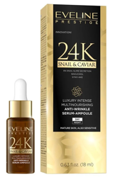 Eveline Cosmetics Prestige 24K Luksusowe multiodżywcze serum-ampułka 18ml