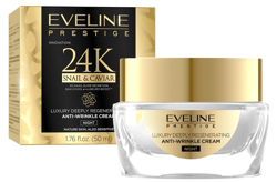 Eveline Cosmetics Prestige 24K Luksusowy głęboko regenerujący krem przeciwzmarszczkowy na noc 50ml